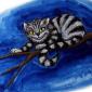 the cheshire cat, original painting