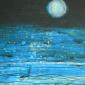 full moon underwater