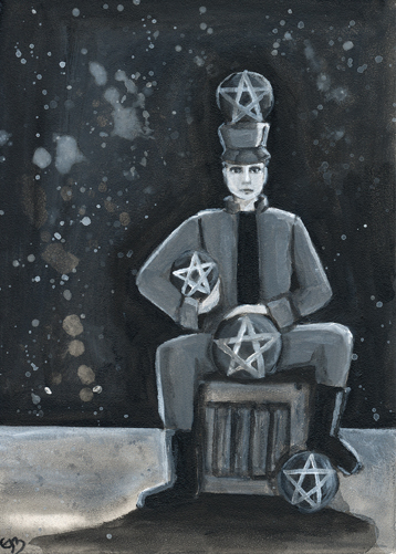 four of pentacles