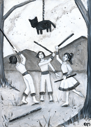 five of wands
